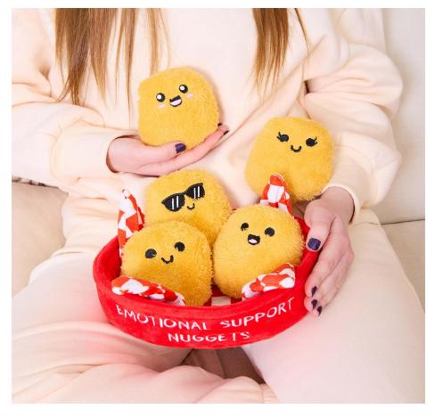 What Do You Meme Emotional Support Nuggets - Plush Nuggets Stuffed Animal