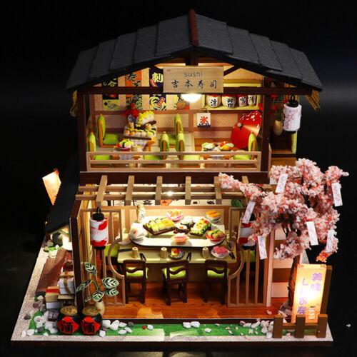 The Missing Piece DIY Miniature Sushi Bar Dollhouse Kit