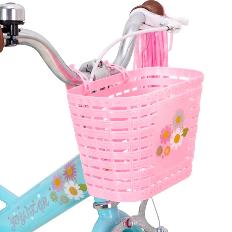 JOYSTAR christmas 2024 ornament Kids Bike 3-9 Years 12-16 Inch girls bicycle Training Wheels Princess Doll Seat Bike Toddler Kids' Bicycle