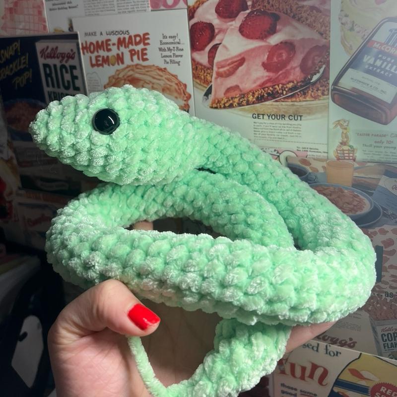 Long Crochet Snake