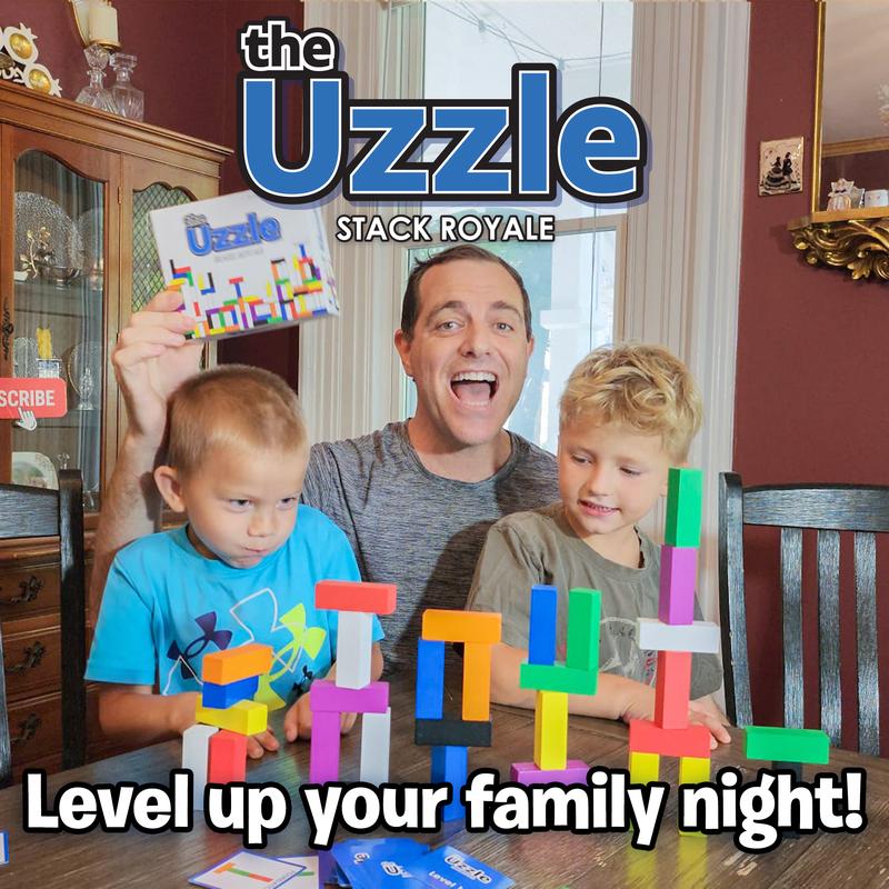 The Uzzle Original Board Game, Popular Family Board Games for Kids & Adults, Suitable for Children& Adults