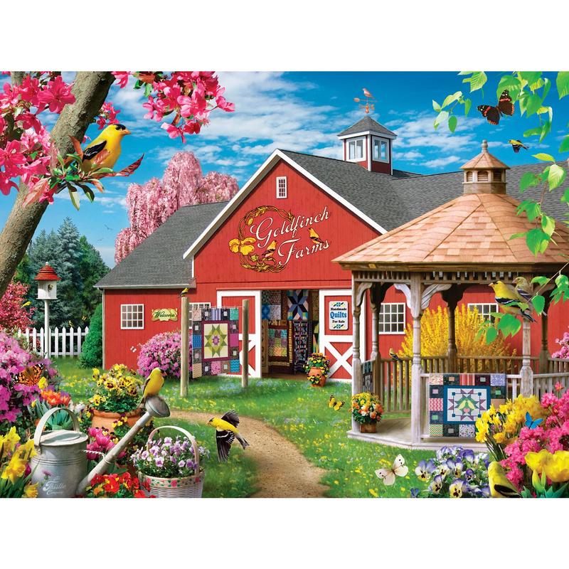 MasterPieces - Memory Lane - Goldfinch Farms 300 Piece EZ Grip Jigsaw Puzzle