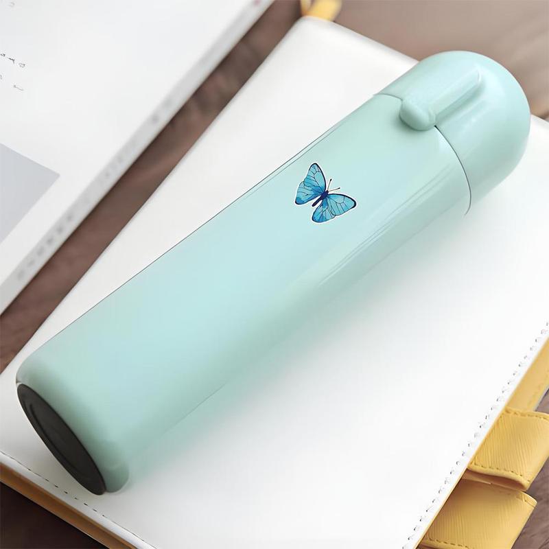 Butterfly & Floral Pattern Sticker, 500pcs roll Colorful Self Adhesive Decorative Stickers, DIY Decals for Water Bottle, Laptop, Phone Case, Scrapbooking, Journal Making