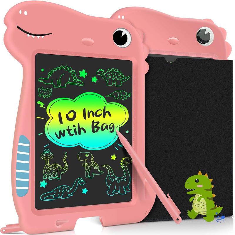 LCD Writing Tablet 10Inch, Doodle Board Gifts for  with Bag, Etch a Dinosaur Girl Sketch Pad Birthday Christmas Gift, Drawing Tablet for Girls Boys