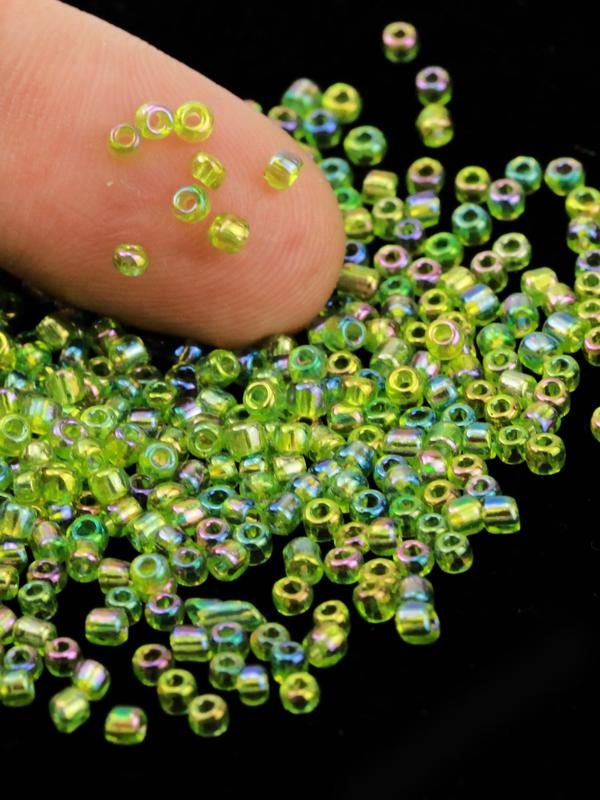 20 Color Transparent AB Color Glass Bead, Loose Seed Bead, Diy Jewelry Making Supplies for Bracelet Necklace Earrings