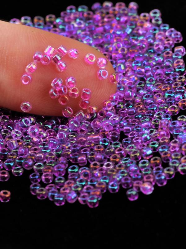 20 Color Transparent AB Color Glass Bead, Loose Seed Bead, Diy Jewelry Making Supplies for Bracelet Necklace Earrings