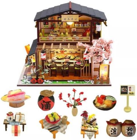 The Missing Piece DIY Miniature Sushi Bar Dollhouse Kit