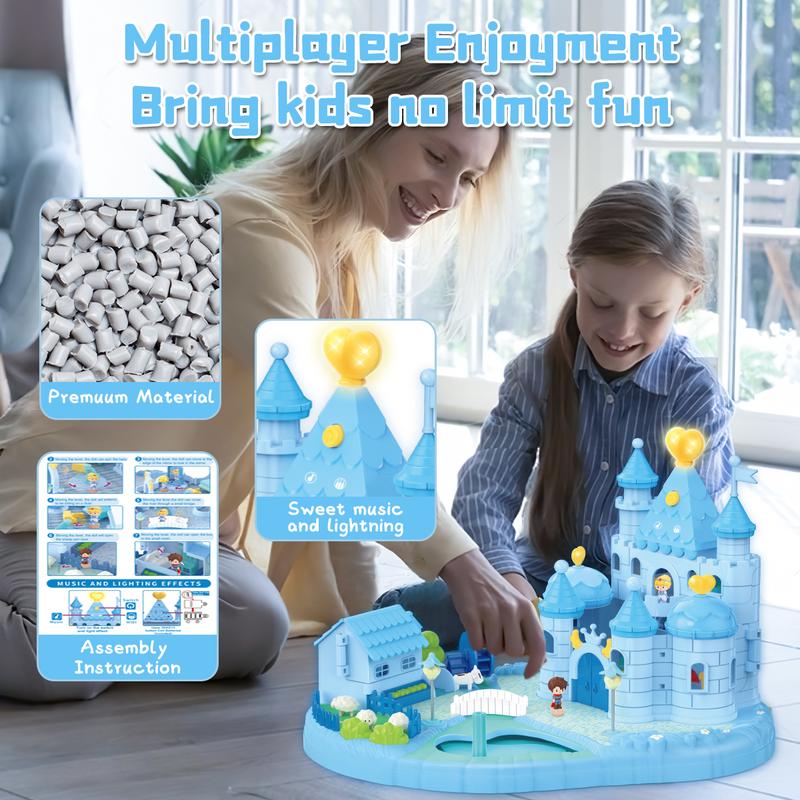 Game-Based Magnetic Blocks Magic Toys Create My Own Crafts 48 100PCS an Snow Castle