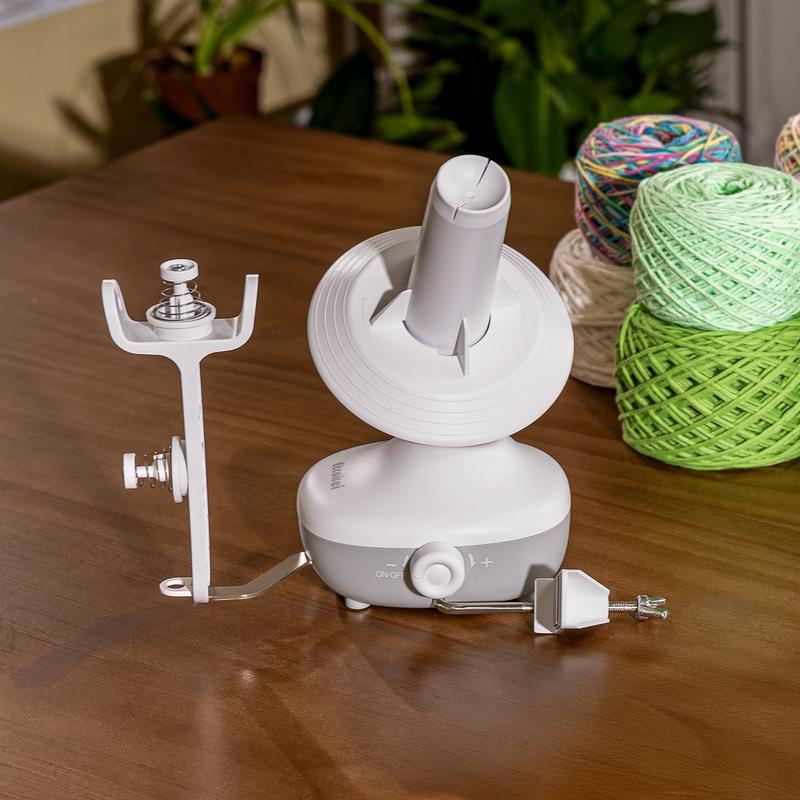 Electric Yarn Winder Mini for Crocheting & Knitting, Compact Yarn Cake Winder with Strong Tension