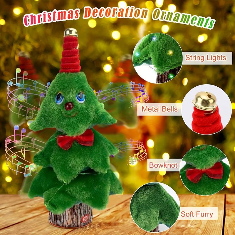 Christmas Dancing Toy, Talking Singing Plush Toy Imitating Interactive Toys Christmas Gifts