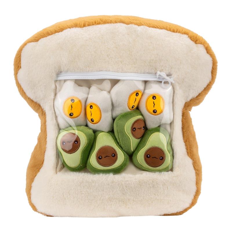 Russ Breakfast Toast Tic Tac Toe Plush Playset