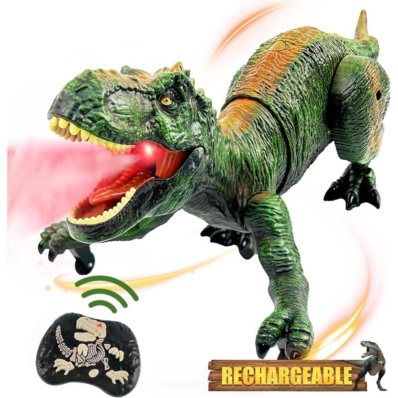 Dinosaur Toys for Kids 3-5-7 Years Old, Remote Control Tyrannosaurus Rex, Kids Toys Boys 3-5, T-Rex with Light & Spray & Roar, Gifts for 3 4 5 6 7 8 Year Old Boy Toys Kids Christmas Stocking Stuffers