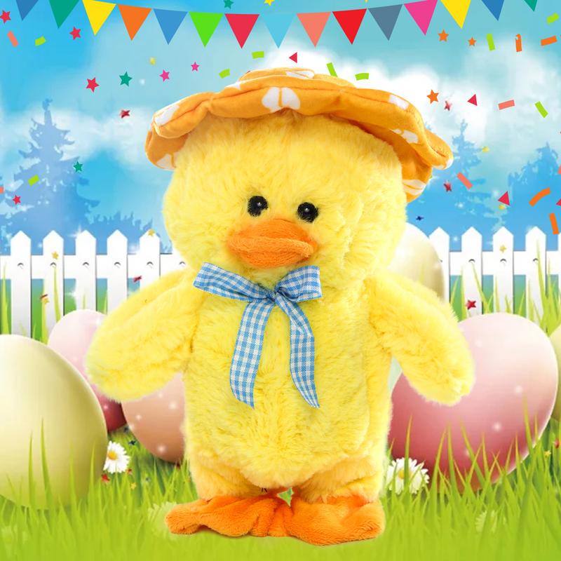 Yellow Duck Toy, Repeats What You Say, Sings 30 English Songs, Electric Speech Development Music, Interesting birthday gift