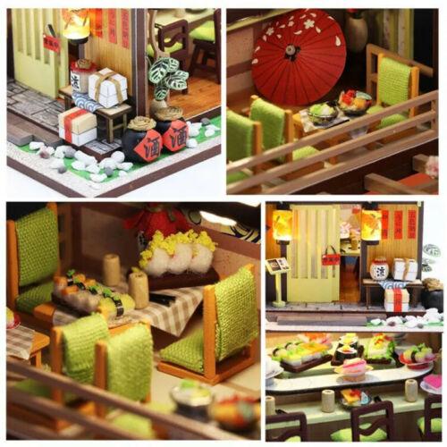 The Missing Piece DIY Miniature Sushi Bar Dollhouse Kit