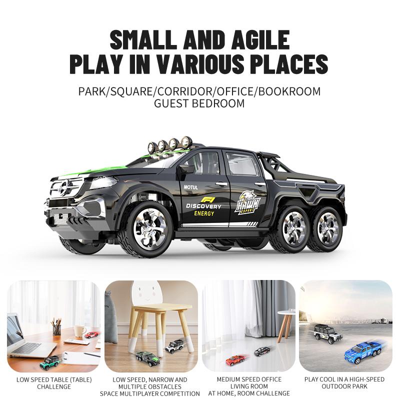 {Car model toys} mini remote control car alloy car model with lights and gears, strong power, simulated off-road car - birthday gift - holiday gift - Christmas gift toys kids toys