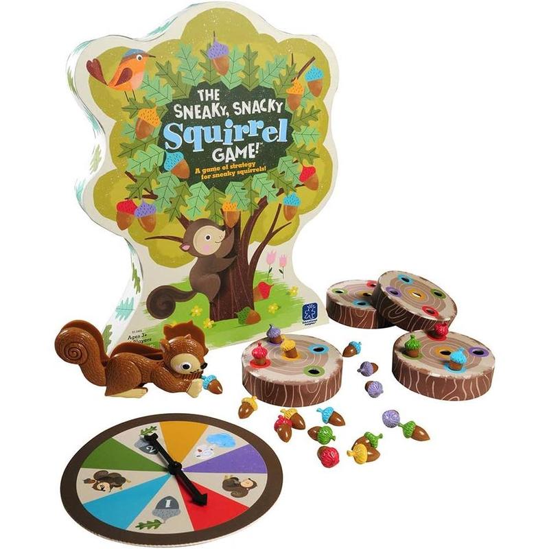 Educational Insights The Sneaky, Snacky Squirrel Board Game - Educational Games for Kids Ages 3+, Board Games for Toddlers, Gifts for Kids