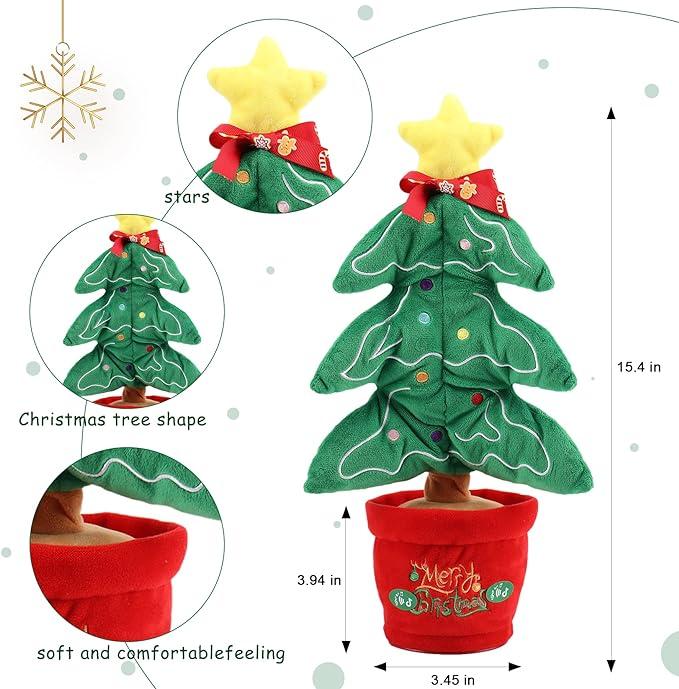 Christmas Dancing Toy, Talking Singing Plush Toy Imitating Interactive Toys Christmas Gifts