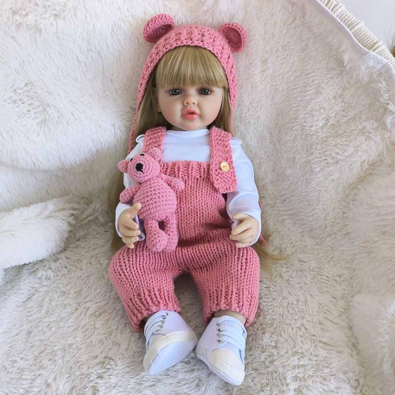 22 Inch Life-like Teenager Girl Doll, Reborn Doll, Soft Silicone Body Doll, Birthday Gift