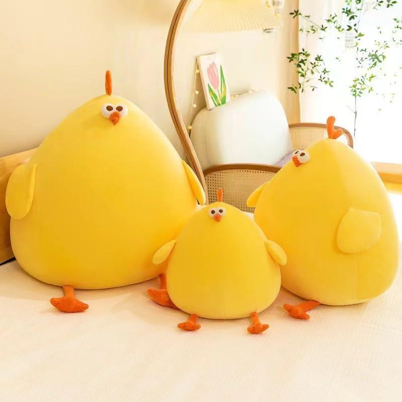 Fat Chicken Plush Toy - Soft Mother Hen Pillow Stuffed Animal for Kids - Birthday, Christmas, Thanksgiving Gift