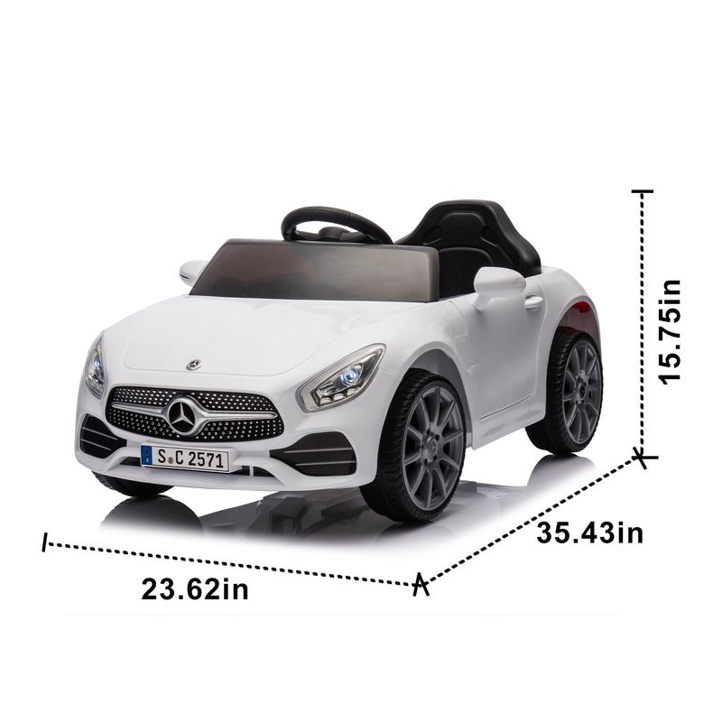 Licensed Mercedes-Benz CLS 350 12V Kids Ride-On Car with Parental Control, 2WD, Suspension, Music, Bluetooth, LED Lights, USB, Adjustable Speed