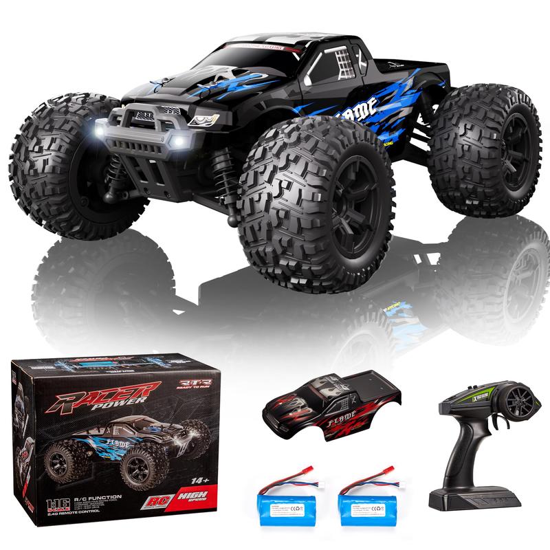 Remote Control Car, 1:16 1:18 Scale Adult Childrend High Spee4WD Remote Control Car, 40+KMH, All Terrain Off-road Waterproof RC Monster Truck, 2.4GHz Fast RC Car, Suitable for All Ages, Gift for Boys 8-12 Years Old