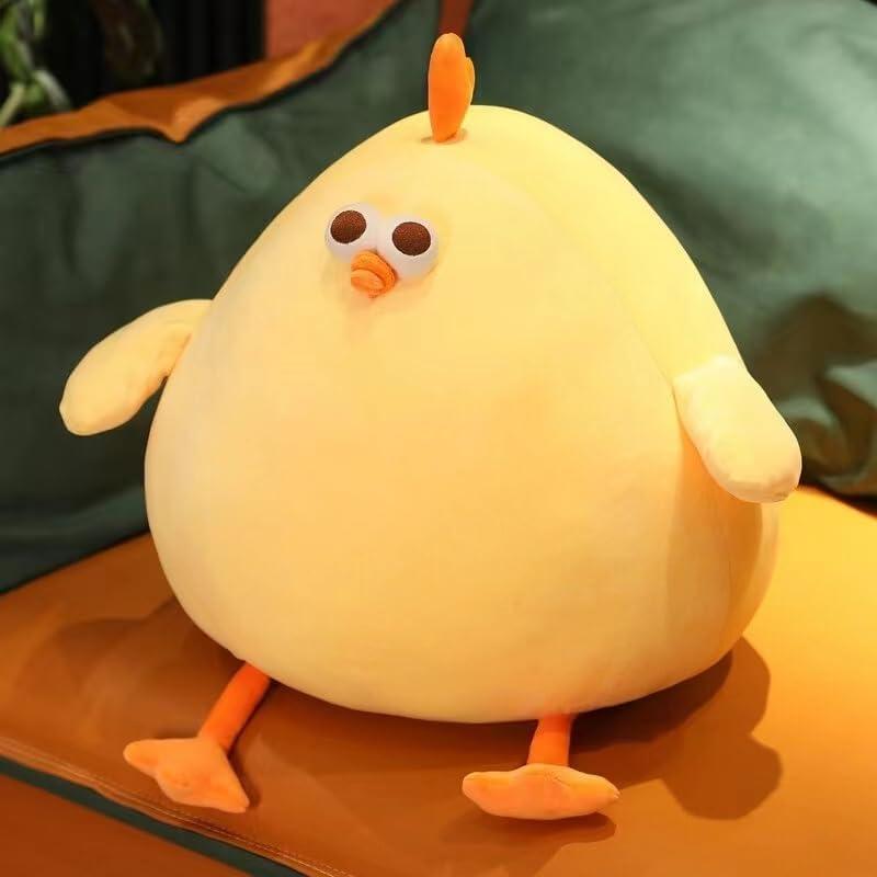 Fat Chicken Plush Toy - Soft Mother Hen Pillow Stuffed Animal for Kids - Birthday, Christmas, Thanksgiving Gift