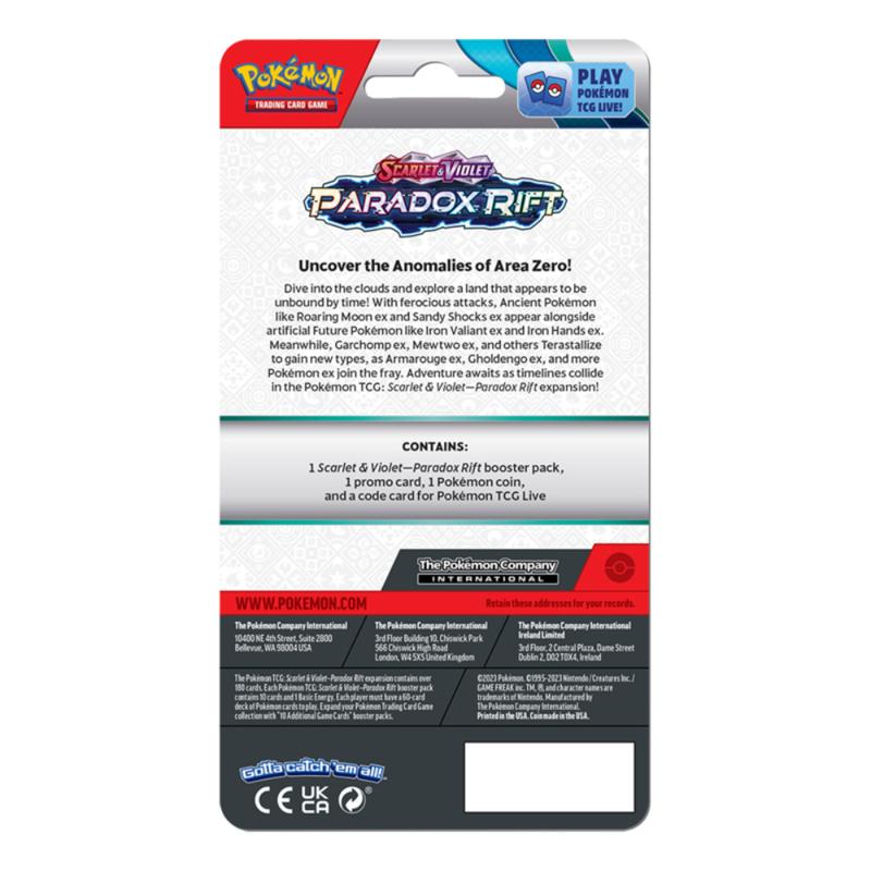 Pokemon Paradox Rift Checklane Blister Bundle - 2 Pack