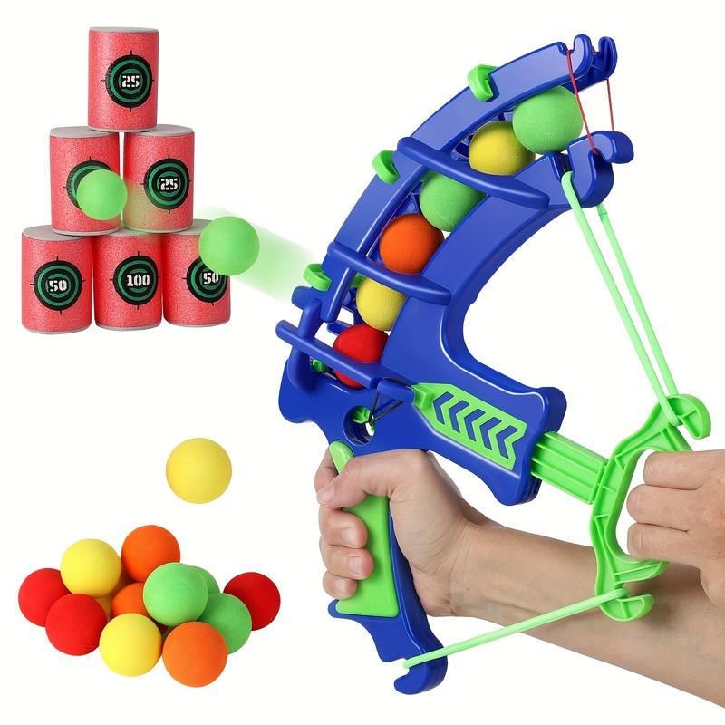 12-Piece Bow And Arrow Interactive Shooting Game Toy Set, Educational Soft Bullet Target Game, Suitable for Family Entertainment, Parent-Child Interaction