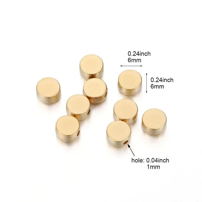 Flat Round CCB Bead (100 300pcs), DIY Loose Bead, Spacer Bead for Bracelets, Necklaces, Jewelry Making