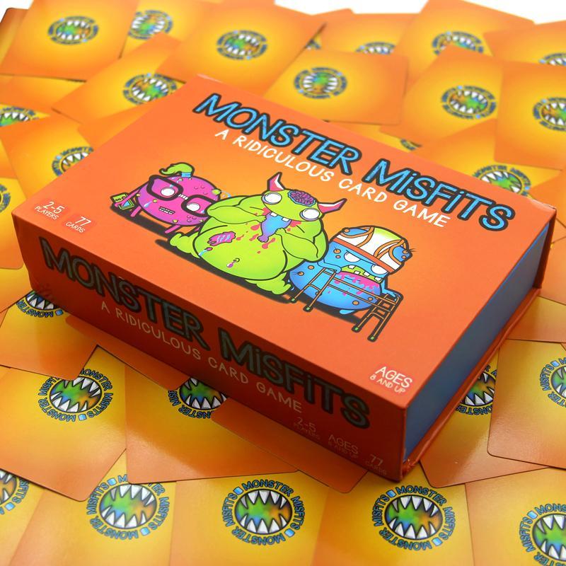 Monster Misfits Card Game, 1 Count Hilarious Card Game, Fun Visual  Party Game for Family, Festival, Friends