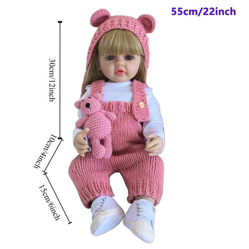 22 Inch Life-like Teenager Girl Doll, Reborn Doll, Soft Silicone Body Doll, Birthday Gift