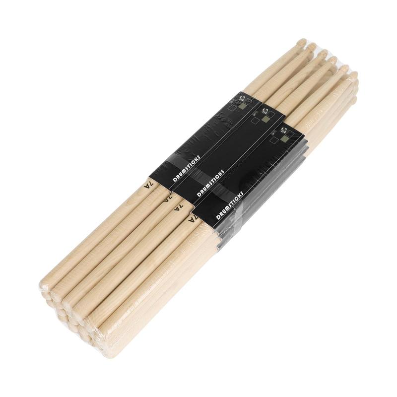 7A 5A Drum Stick Set, 12 Pairs Maple Wood Drum Stick, Drum Stick Set for Drummer, Music Accessories for Drum Set, Drum & Percussion Accessories