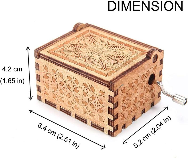 Wooden Music Box- Color Painting You are My Sunshine Music Box, from Husband to Wife,  Design Music Box for Wife - 1 Set