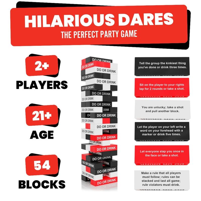 Blackout Tower: Party Blocks Game by Do or Drink