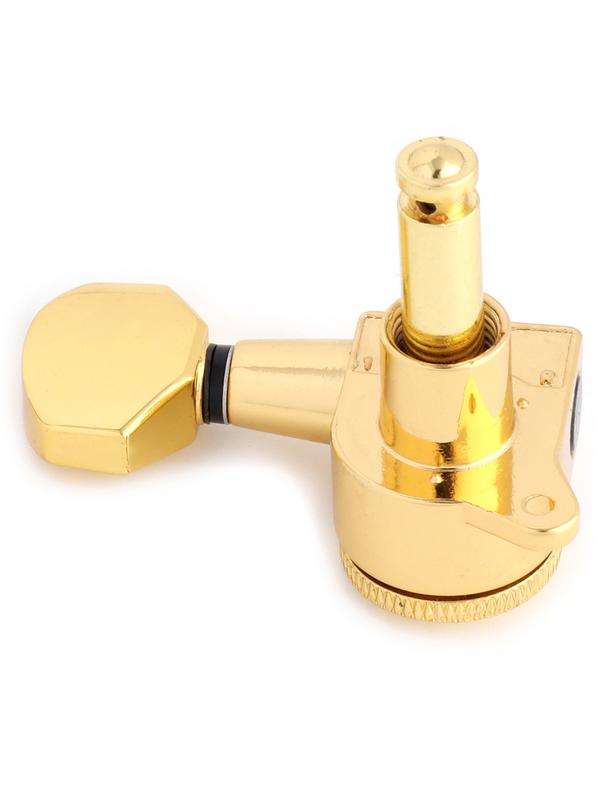 Guitar String Tuning Pegs Locking Keys Machine Heads Tuners Chrome Gold 3R3L