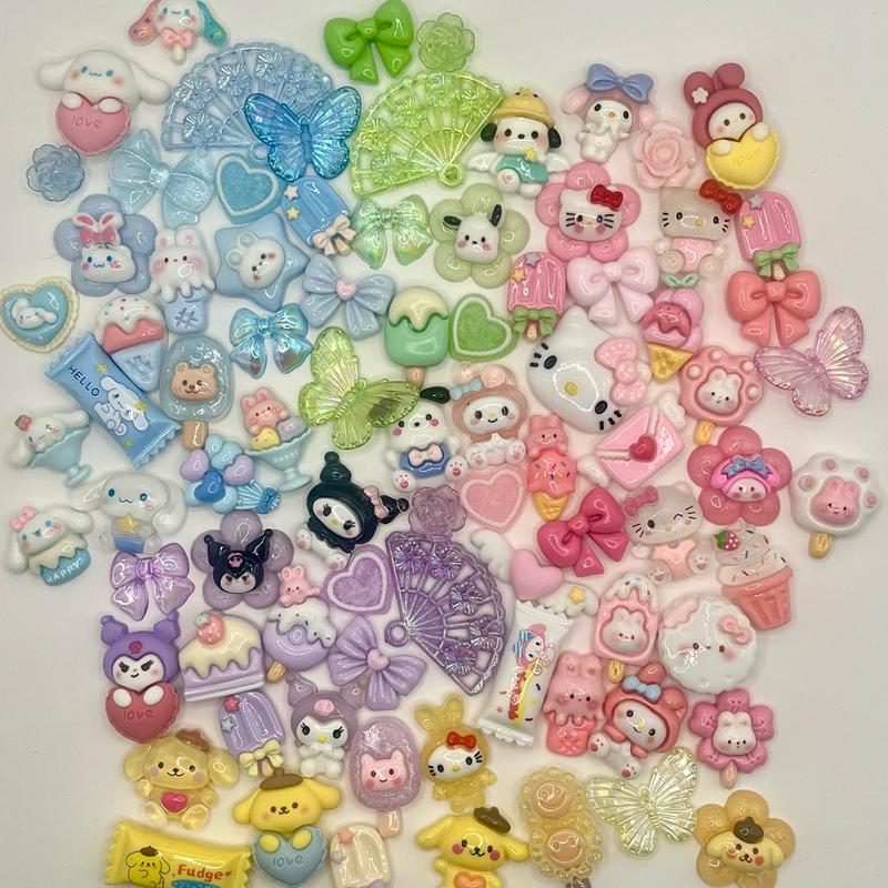 Flatback Acrylic Charms, Decoden, Decoden Charms, Cabochons, Kawaii, DIY, Project, Charms wholesale