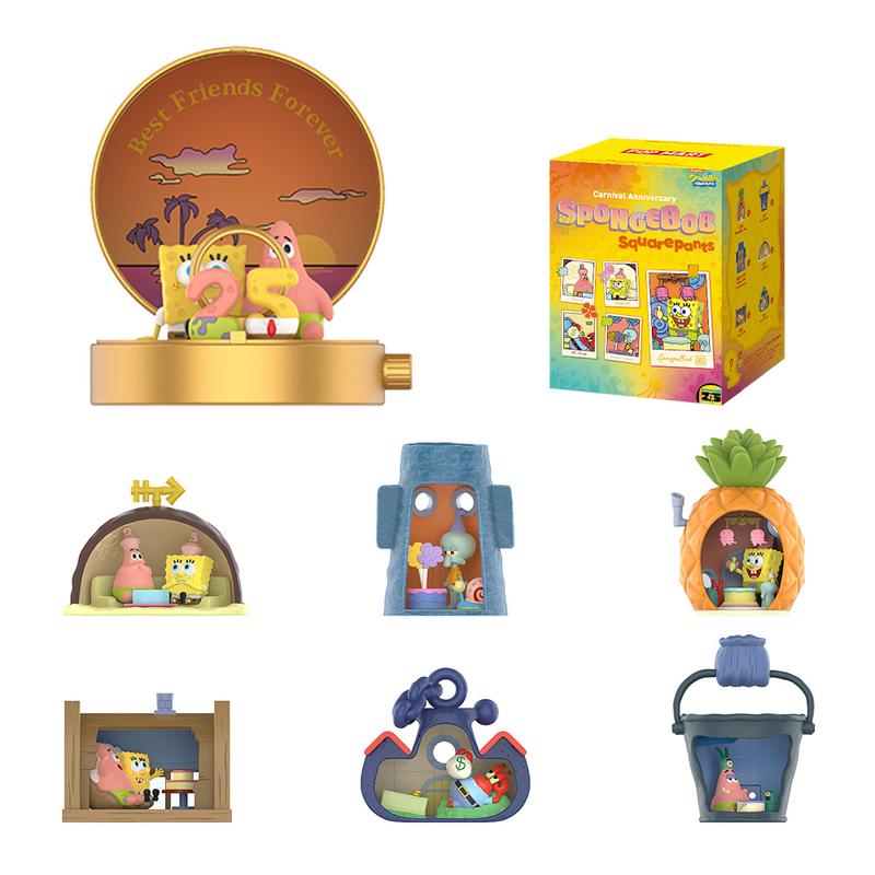 SpongeBob SquarePants Carnival Anniversary Series Scene Sets, Blind Box, Mystery Box