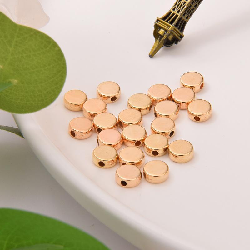 Flat Round CCB Bead (100 300pcs), DIY Loose Bead, Spacer Bead for Bracelets, Necklaces, Jewelry Making