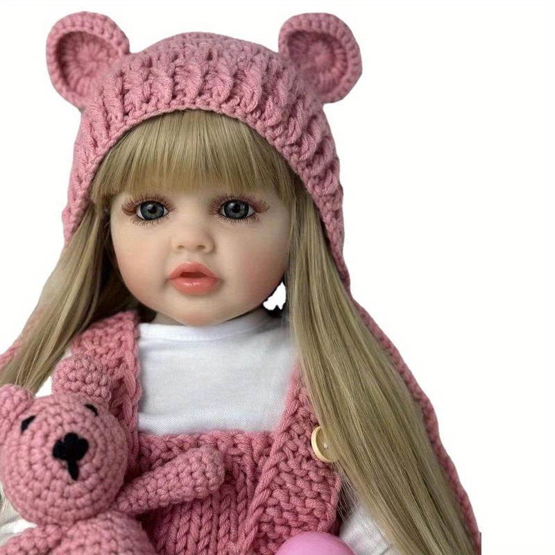 22 Inch Life-like Teenager Girl Doll, Reborn Doll, Soft Silicone Body Doll, Birthday Gift