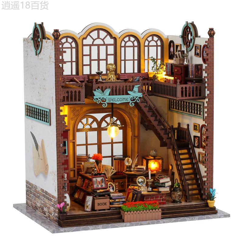 Creative DIY Kit with Furniture - Handmade Dollhouse for Room Decorations, Gift