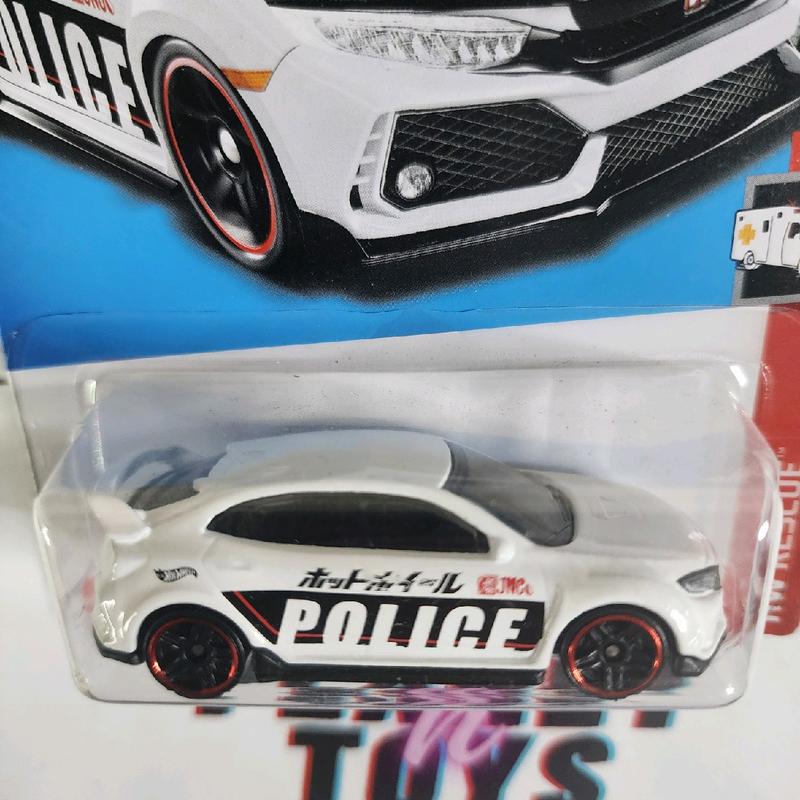 Hot Wheels 2018 Honda Civic Type R 215 250 HW Rescue 4 10 Diecast 1:64 Car Collectible honda civic