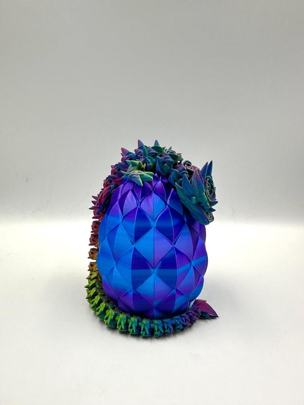 Dragon Egg - Medium Dragon - 3D Printed Figurine