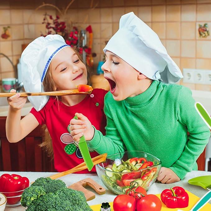 Real Kids Cooking Set: 13 17 28 Montessori Kitchen Tools For Kids, Boys, Girls, Gift Toys For 2 3 4 5 6 7 8 9 10 Year Old Boy Girl Birthday Christmas