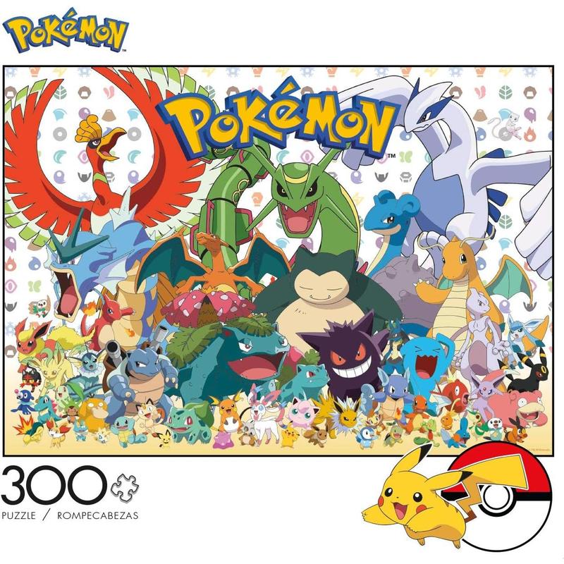 Pokémon - Fan Favorites - 300 Large Piece Jigsaw Puzzle Multicolor, 21.25