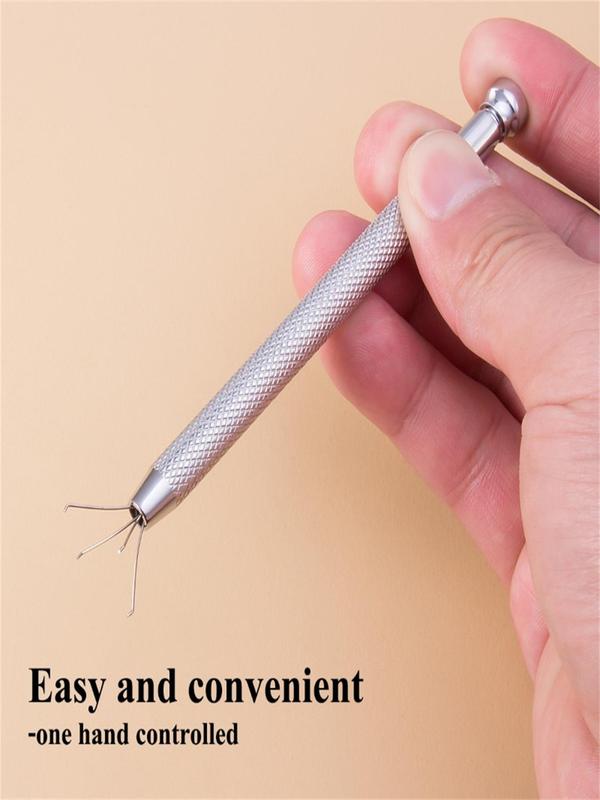 Stainless Steel Ball Bead Holder,  Exquisite Ball Bead Holder, Piercing Jewelry Making Grasping Tool for Women & Men