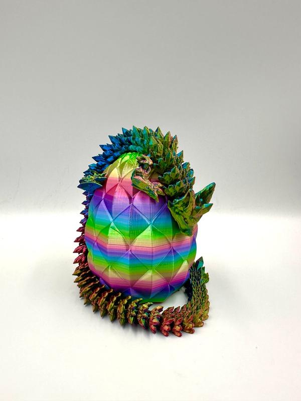 Dragon Egg - Medium Dragon - 3D Printed Figurine