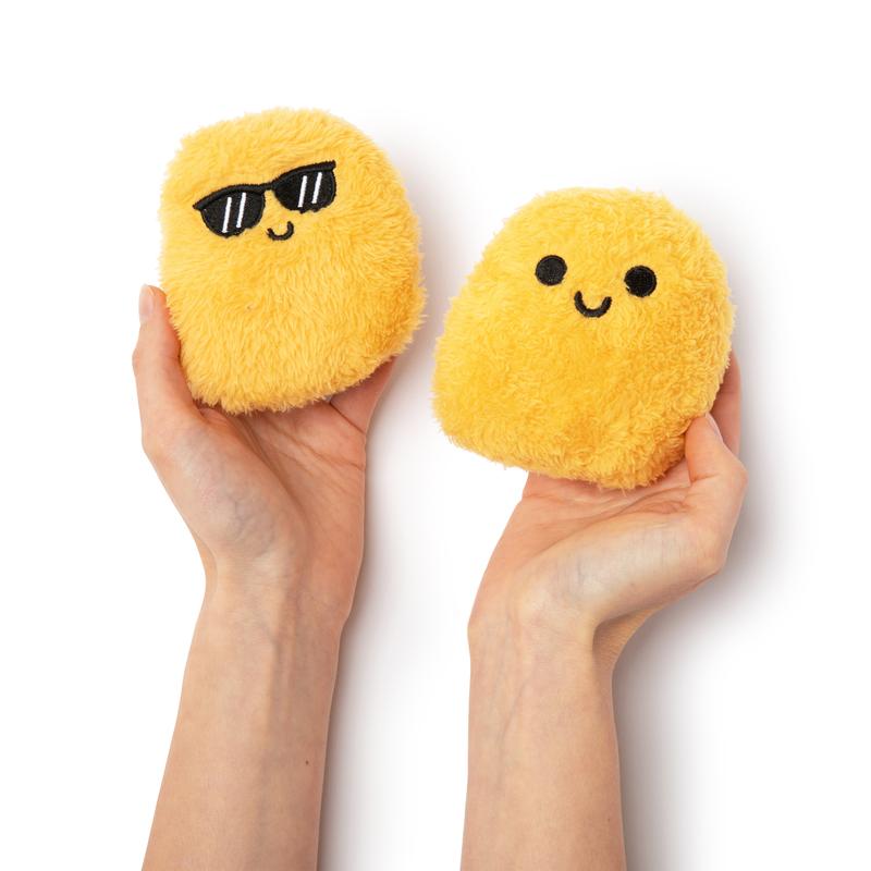 Relatable Emotional Support Nuggets - Cuddly Plush Comfort Food