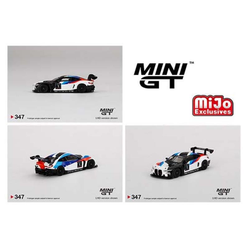 Mini GT BMW M4 GT3 2021 Presentation, Mijo Exclusive, 1:64 Scale, Collectible Diecast Model Car