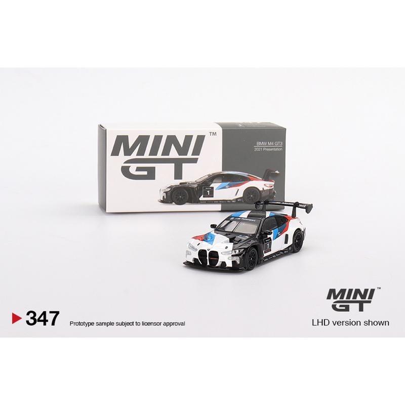 Mini GT BMW M4 GT3 2021 Presentation, Mijo Exclusive, 1:64 Scale, Collectible Diecast Model Car