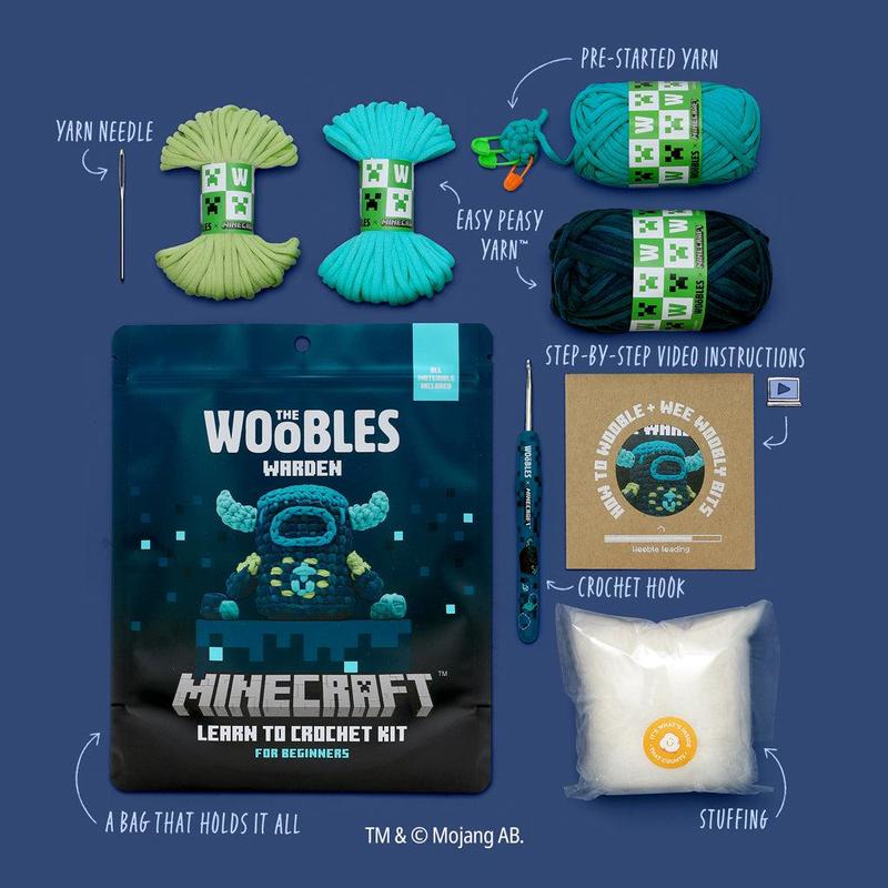 Minecraft Warden Crochet Kit